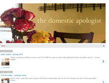 Tablet Screenshot of domesticapologist.com